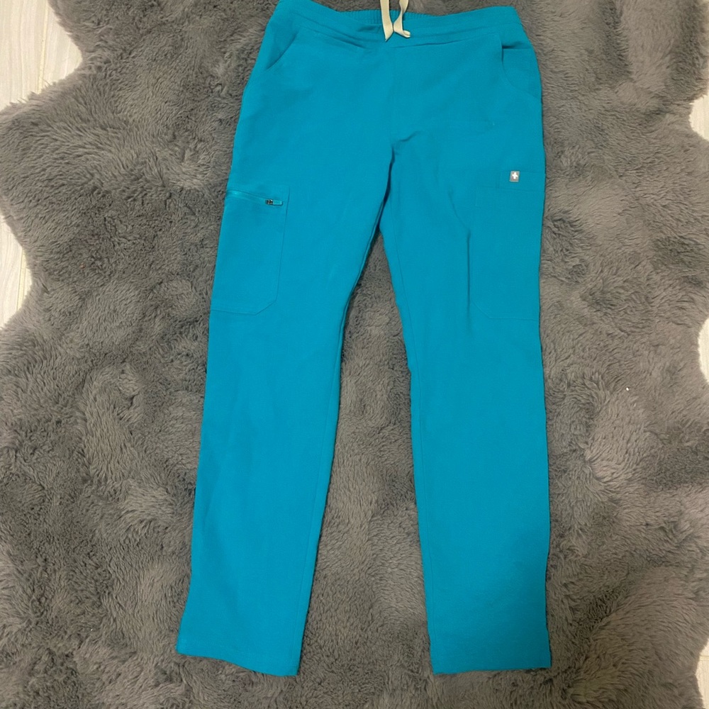 Women's Figs Teal Yola Skinny Scrub Pants